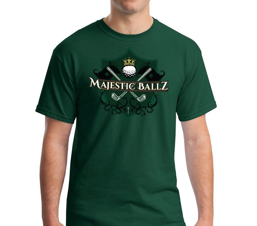 Majestic Ballz Golf Flags T-Shirt