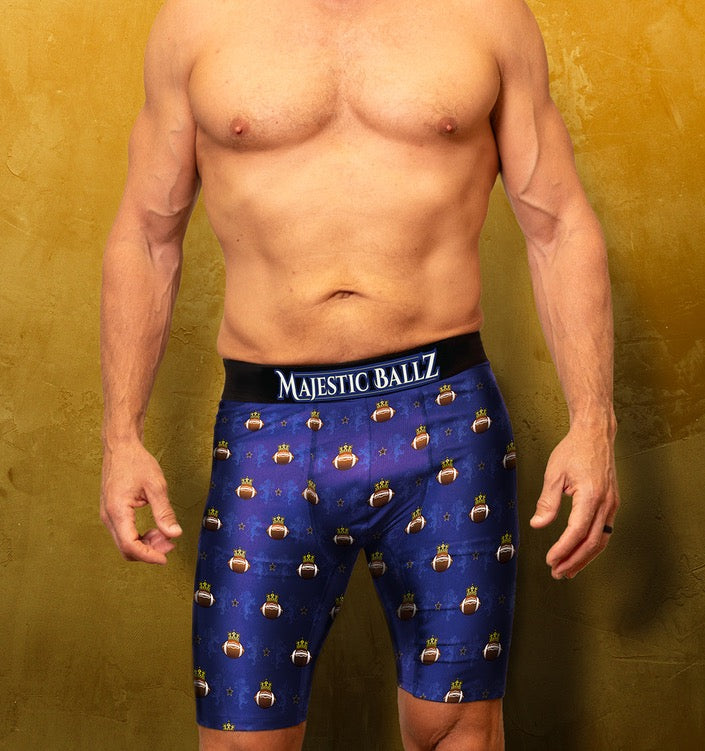 Majestic Ballz Football Long Boxer Briefs